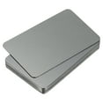 thumbnail image 1 of 0.8mm Stainless Steel Metal Business Cards, 12 Pack Blank Name Card, Black, 1 of 7