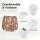 thumbnail image 4 of Balery Cute Little Fox Pantalones cortos deportivos para mujer con forro y dos bolsillos, elásticos, para entrenamiento, gimnasio, yoga-X-Large, 4 of 7
