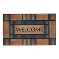 thumbnail image 1 of Tapete De Entrada Flockeado Green Home Madera Welcome 45X75, 1 of 3