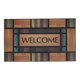 thumbnail image 1 of Tapete De Entrada Flockeado Green Home Madera Welcome 45X75, 1 of 3