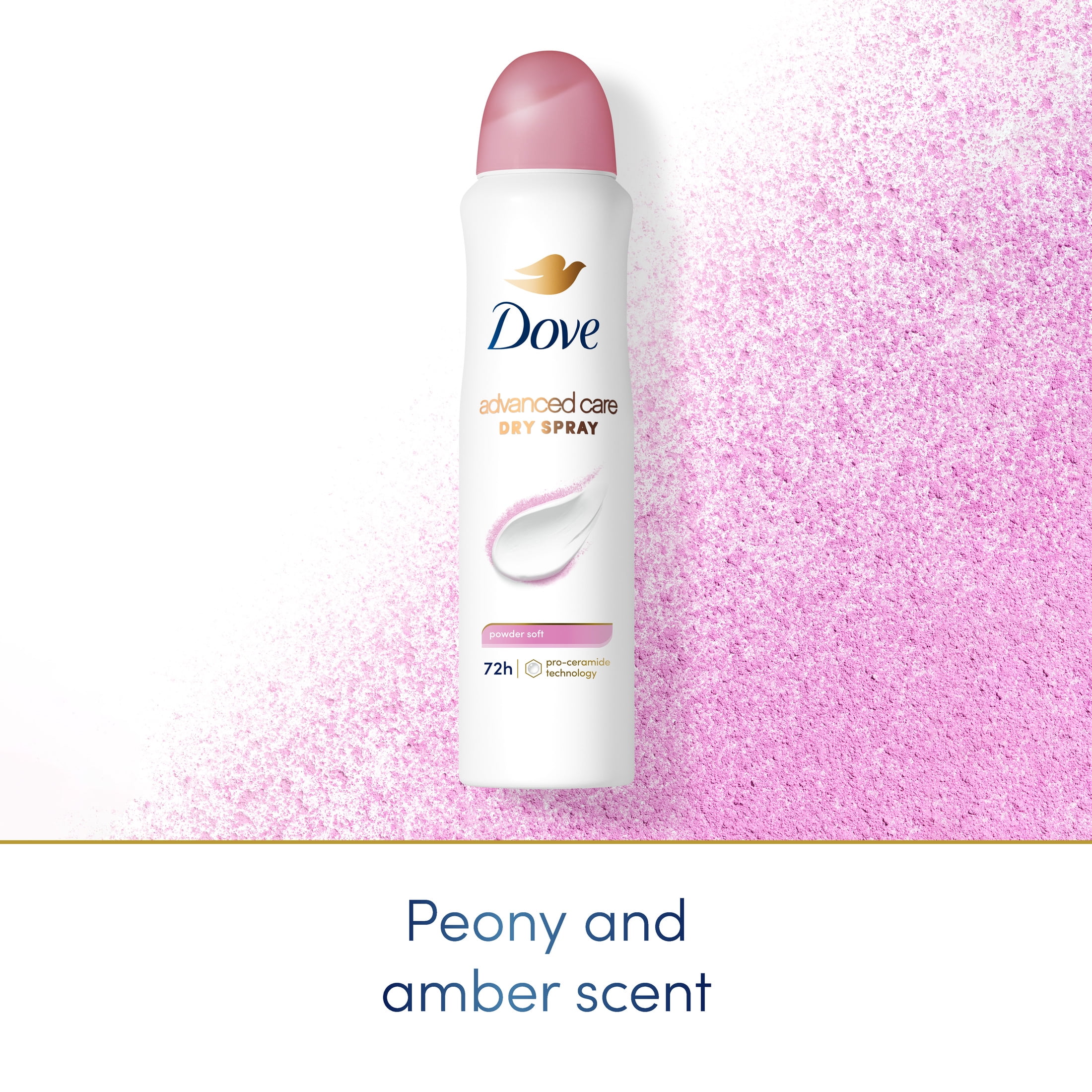 Dove Advanced Care Women's Antiperspirant Deodorant Spray Powder Soft, 3.8 oz Twin Pack