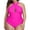 Hot Pink, variant on Girls Swimsuit Womens Tankini Swimsuits Tummy Control Swimwear Two Piece Bathing Suits with Boyshorts Swimdress,Hot Pink 3XL
