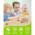 Coogam Toddler Alphabet Maze Board, Wooden ABC Matching Puzzle