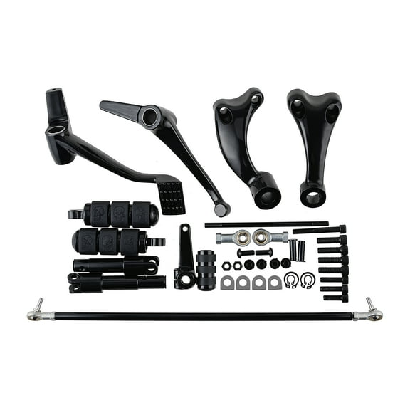 Astra Depot Forward Controls Kit For Harley Sportster XL883 XL1200 Peg   Lever  Linkages   Mounting Hardware