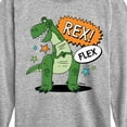 thumbnail image 3 of Toy Story - Rex Flex - Toddler & Youth Long Sleeve Graphic T-Shirt, 3 of 5