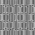 thumbnail image 1 of Ahgly Tapis d'Intérieur Lavable en Machine Carré Gris Foncé, 6 Pieds Carré, 1 of 7