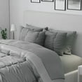 thumbnail image 7 of Dawn 8-Piece Decorative Bed-in-a-Bag Set in Madison Gray, Full Size, Comforter, Shams, Throw Pillow and Sheet Set, 7 of 7