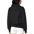 thumbnail image 2 of Women's G-III 4Her by Carl Banks Black Detroit Lions Flowers Team Logo Graphic Fleece Pullover Hoodie, 2 of 2