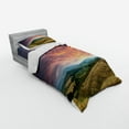 thumbnail image 2 of Ambesonne Colorful Bedding Set 3 Pcs, Tuscany Cypress Trees, Twin, Vermilion Khaki, 2 of 2