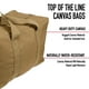 thumbnail image 4 of Bolsa de lona Rothco Cargo de lona con paracaídas, 75 L, color verde oliva, 4 of 6
