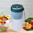 thumbnail image 2 of Licuadora portátil recargable por USB para batidos y smoothies. Verde, 2 of 9