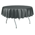thumbnail image 1 of Ultimate Textile Herringbone - Fandango 84-Inch Round Tablecloth, Charcoal Grey, 1 of 3