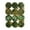 Green, variant on Staron 12 PCS Velvet Ornaments, Flocked Christmas Balls Ornaments for Xmas Christmas Tree Decorations, Christmas Ornament Set, White Christmas Ball
