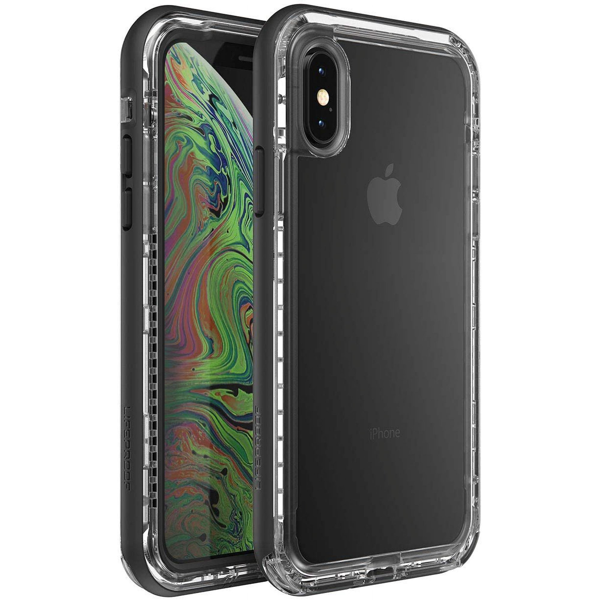 LifeProof NEXT Series Drop Proof Case for iPhone Xs & iPhone X, Black Crystal