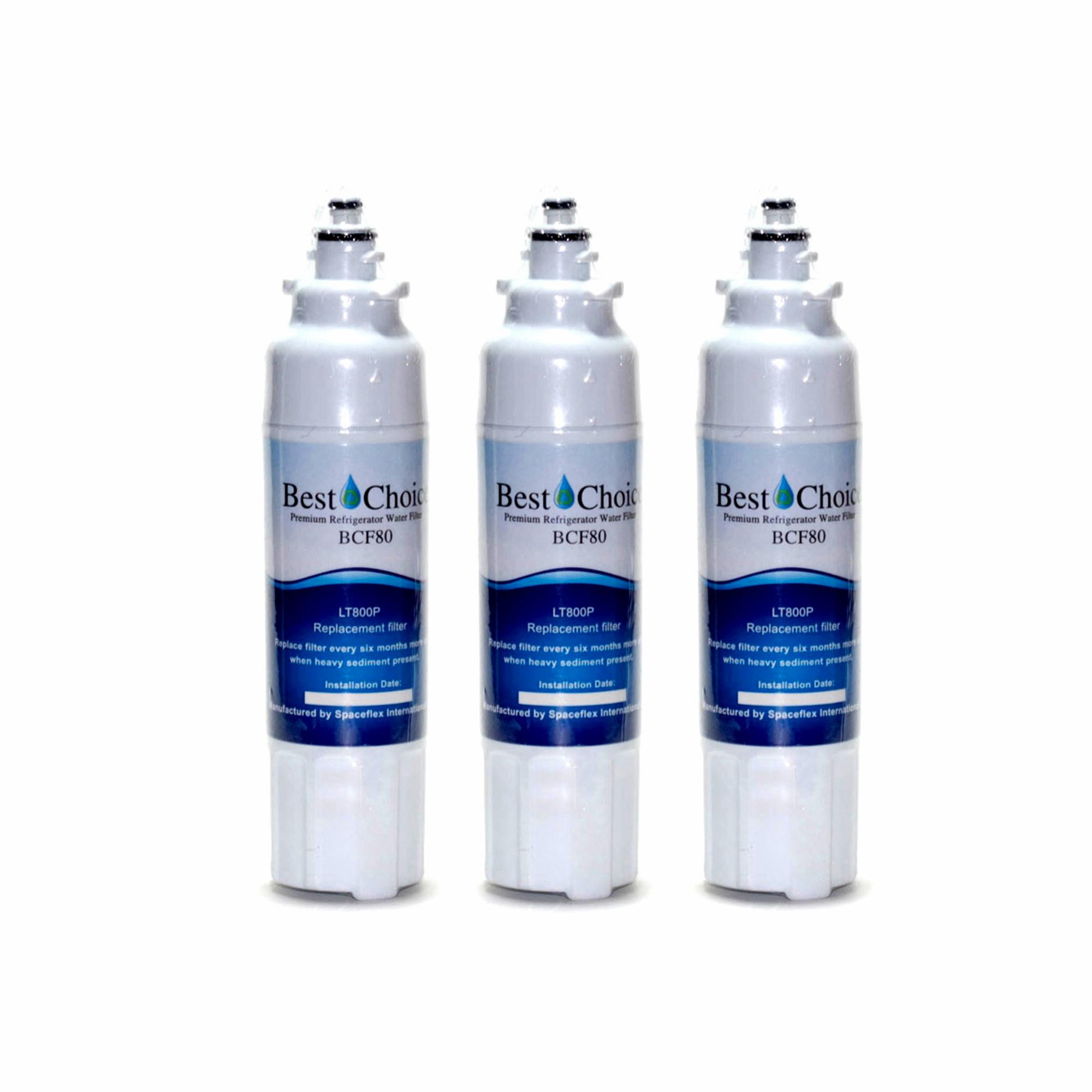 3-PACK REFRIGERATOR WATER FILTER FITS LG LT800P LT800PC ADQ73613401 ADQ72910901
