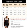 thumbnail image 7 of Vaslanda Sauna Suit for Women Sweat Vest Waist Trainer 3 in 1 Slimming Full Body Shaper Workout Top, 7 of 7