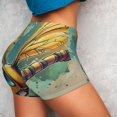 thumbnail image 4 of Fuzoiu Cartoon Dragonfly Art Print Women's Workout Shorts,Workout Biker Shorts Women,Exercise Fitness Shorts,Scrunch Short, Athletic Shorts for Gym Yoga Running Sport Active-Medium, 4 of 8