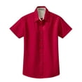 thumbnail image 5 of Port Authority Women's Short Sleeve Open Collar Easy Care Shirt - L508, 5 of 6