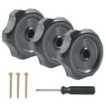 thumbnail image 4 of yotijay RV Window and Vent Knob Easy Installation 1" Shaft Campers Interior Hardware Black 3Pcs, 4 of 9
