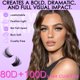 thumbnail image 4 of Kit de extensiones de pestañas HEYWINK Lash Clusters 80D 100D Curl, 4 of 7
