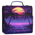 thumbnail image 5 of FORMRS Zipper Binder with Shoulder Strap 2-inch Ring 500 Sheet Capacity File Bag, Pink Digital Art, 5 of 5