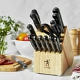thumbnail image 2 of HENCKELS Solution 15-pc Knife Block Set - Natural, 2 of 4