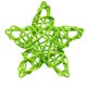 thumbnail image 1 of Kearding 5pcs 6cm Estrella Forma Vid Ca?a Ratán Decoración Boda Navidad Bricolaje Adorno Kits de decoración para fiestas verde Kearding JJ9610-03, 1 of 5