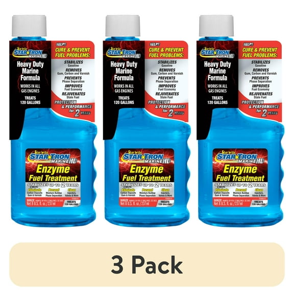 (3 pack) Star brite Star Tron Enzyme Fuel Treatment - Heavy Duty Marine Formula