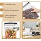 thumbnail image 3 of Set de almacenamiento de contenedores de cereales PRAKI 4 L (135,2 oz) 4 piezas, 3 of 7