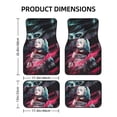 thumbnail image 2 of Joker Harley Quinn Car Floor Mats 4-Piece Full Set Front Rear Auto Foot Mats Carpets Car Foot Pad Interior Accessories Decor, 2 of 6