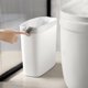 thumbnail image 4 of MyBeauty - Cubo de basura doméstico sin tapa, con anilla de presión, moderno, de gran capacidad, para sala de estar, cocina, baño, plástico, para almacenar basura, 4 of 8
