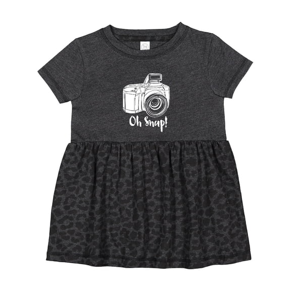Inktastic Camera Oh Snap Girls Baby Dress