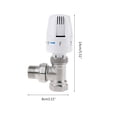 thumbnail image 2 of HLONK Automatic Thermostatic Radiator for Valve Thermostat Temperature Control for Valve Angle Floor Heating Special for Valve, 2 of 11