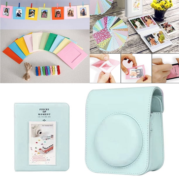 Kit Accesorios Cámara 7 en 1 para Cámara Instantánea Fujifilm Instax Mini 12 (verde)