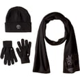 thumbnail image 1 of mens Double Layer Scarf, Cuffed Beanie & Magic Glove Gift Set, 1 of 3