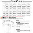 thumbnail image 3 of WXLWZYWL Plus Size Shirts for Men Button Down Short Sleeve Unisex Beach World Map Printing Shirts Funky Casual Loose Hawaiian Summer Tops, 3 of 5