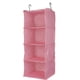 thumbnail image 1 of Armario 4 Capas Colgante Bolsa De Almacenaento Armario Perchas De Ropa Soporte Rosa Rosado Sunnimix Organizador de bolsos colgantes, 1 of 8