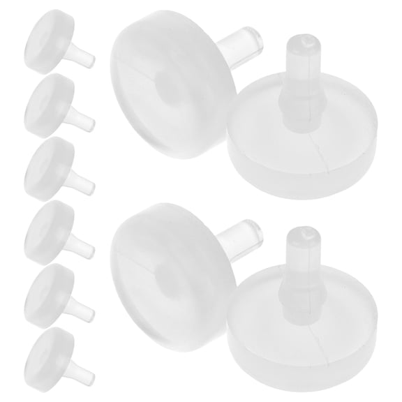 Soimiss 10Pcs Brake Light Switch Rubber Stopper White Car Accessory Easy Installation