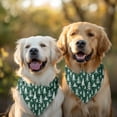 thumbnail image 2 of Dog Bandana 2 Pack,Green Christmas Tree Pattern Bandanas for Dogs,Cat Bandana,Small/ Large Dog Bandana 2 Size,Dog Bandanas Girl Boy, 2 of 6