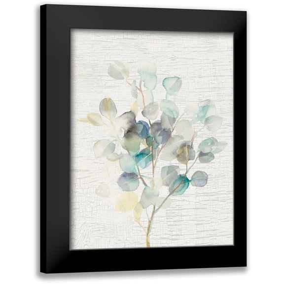 Nai, Danhui 12x14 Black Modern Framed Museum Art Print Titled - Eucalyptus III Vintage