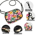 thumbnail image 3 of FORMRS Mini Crossbody Bag for Women Adjustable Rope Shoulder Casual Phone Purse, Pink Floral Blooms, 3 of 7
