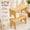 Natural, variant on Natural Bamboo Toilet Stool Squat 9 Inch, Non-Slip Stable Wooden Potty Step Stool for Adults, Portable Bathroom Step Stool, Promotes Healthy Squatting Posture, 2 Pack