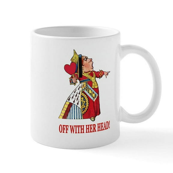 CafePress - The Queen Of Hearts Mug - 11 oz Ceramic Mug - Novelty Coffee Tea Cup