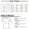 thumbnail image 3 of LYXSSBYX Womens T Shirts Graphic Tees Trendy Women's Fall and Summer Sexy Short Sleeved Neck Printed Color Lace Patchwork Fold T-Shirt Top Blouse, 3 of 5