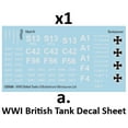 thumbnail image 5 of Flames of War the Great War British Mk IV Tank GBR090 WWI 15mm, 5 of 5