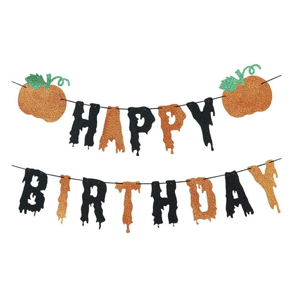 Weis 1 Set Birthday Banner Birthday Party Banner Birthday Pendant Decoration