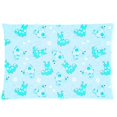 thumbnail image 1 of RYLABLUE Kid Seamless Pattern With Cartoon Blue Dogs Pillow Case 20x30 inches Two Sides Print, 1 of 1