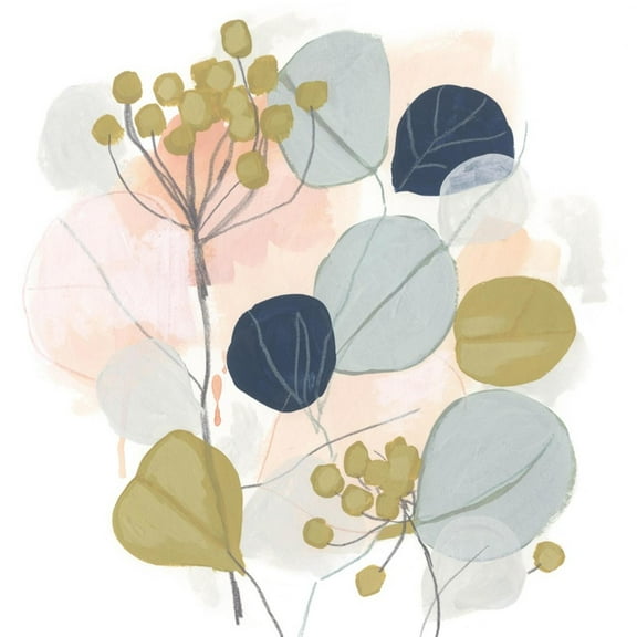 Art.com Floral Mazurka I Art Print by June Erica Vess, 24" x 24"