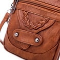 thumbnail image 4 of Bolsa de hombro de color puro retro para mujer de hombro de cuero de PU suave Mini monedero Sywqhk Para Estrenar, 4 of 9