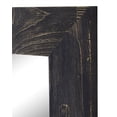thumbnail image 3 of Hitchcock Butterfield 814905 Rustic Weathered Reclaimed Ebony Wood Yosemite Rectangle Mirror, 3 of 4